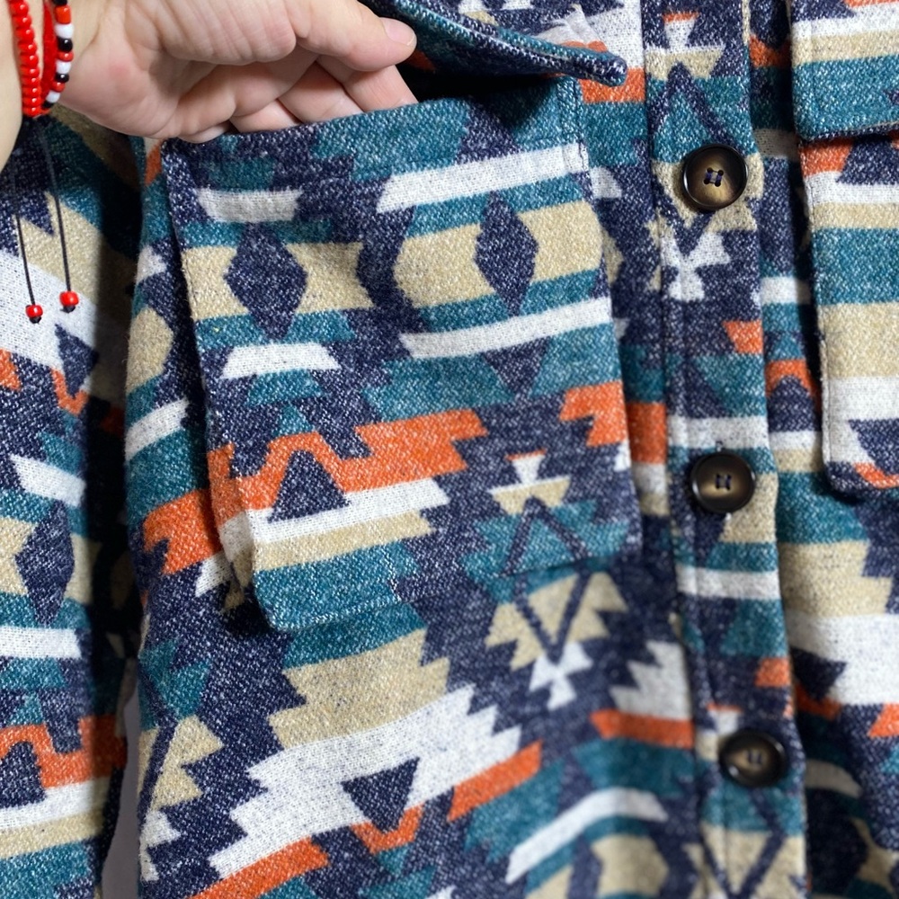 Patterned Multicolor Women's Blazer - image 5